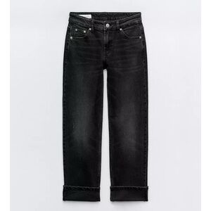 NWOT Zara Low Waist Straight Jeans